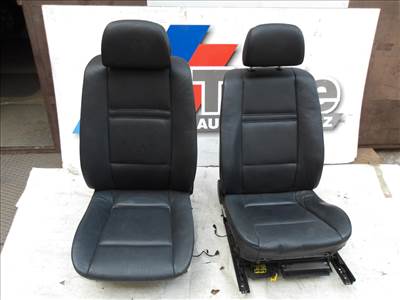 ÁR/PÁR [GYÁRI BONTOTT] BMW - ELSŐ ÜLÉS PÁR - FEKETE BŐR - X6 / E71 - ÁLLAPOT A LEÍRÁSBAN